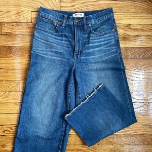 Madewell wide-leg crop jeans